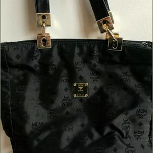 !SOLD! Authentic MCM Vintage Satin/Nylon